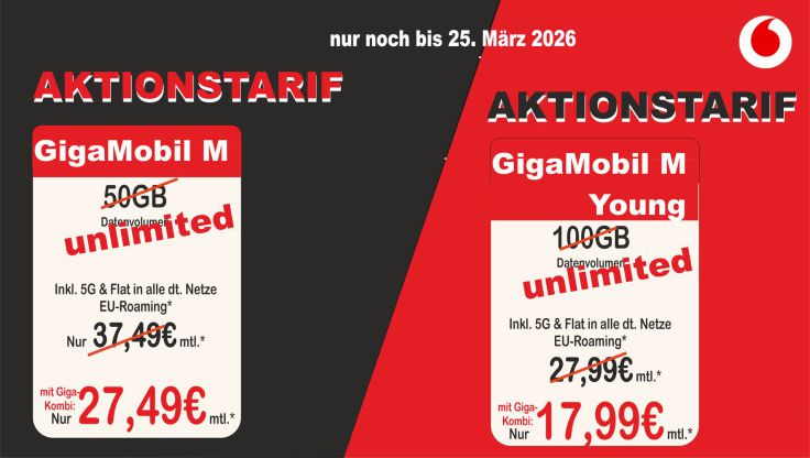 Vodafone unlimited Tarife